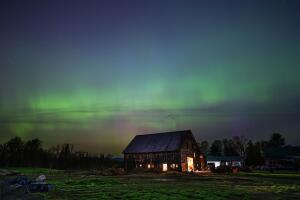 The Aurora Borealis, Or Northern Lights, Visible From Large Swath Of North America