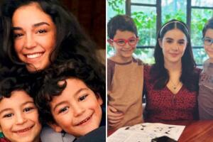 Alejandra y Ana Paula siempre han sido muy cercana a sus hermanitos