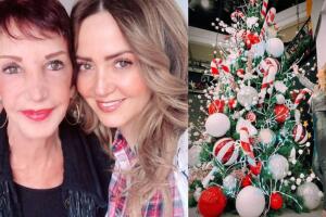 Andrea Legarreta presume su espectacular árbol de Navidad y lo decora así tras muerte de su mamá