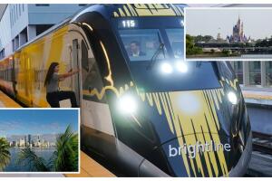 Brightline ruta trenes alta velocidad Miami Orlando