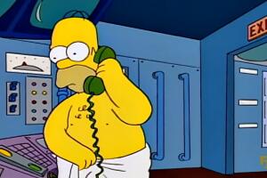 Los Simpson frase hable más fuerte, tengo una toalla Homero.jpg