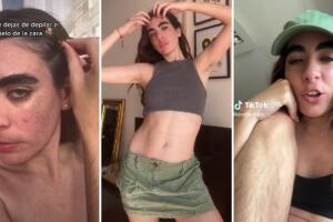 Tiktoker deja de depilarse y rompe estereotipos de belleza: “Fluyan con la imperfección”