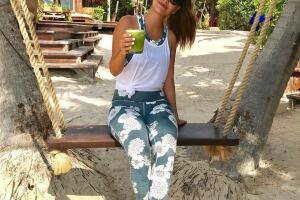 Ana Patricia se broncea en Tulum 