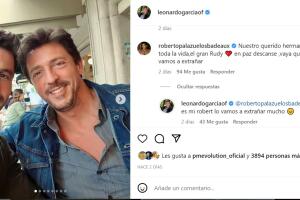 Leonardo García lamentó la muerte de su amigo Rodolfo de Anda Jr. el mismo día en que su padre, Andrés García, era internado para una transfusión.  