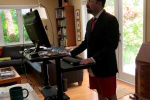 David Weinstein in Zoom court