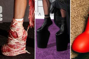 10 extravagantes pares de zapatos que las famosas volvieron tendencia