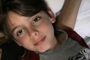 Grettell Valdez y su hijo Santino