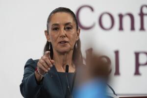 La presidenta mexicana Claudia Sheinbaum explicó lo acordado con Donald Trump en su conferencia de prensa matutina en el Palacio Nacional, en Ciudad de México.
