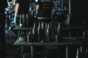 Incendio en una cervecería de Bangkok