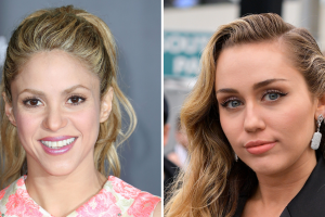 Shakira y Miley Cyrus