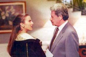 Kate del Castillo e Ignacio López Tarso en Imperio de Cristal.