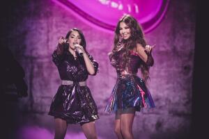 Thalía Natti Natasha y Lali Espósito show Premios lo nuestro 2019