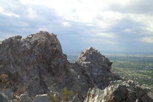 La tormenta vista desde el Piestewa Peak