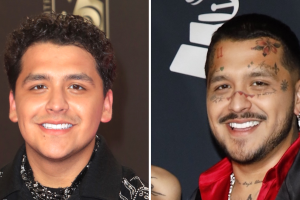 Christian Nodal tatuajes cara antes y después