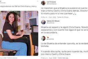 Reacciones en Twitter a Shakira, Henry Cavill y Chris Evans tras el rumor de que Gerard Piqué le fue infiel