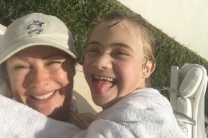 Leticia Calderón y sus hijos