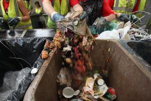 Volunteers Begin The Clean Up After 137,000 Fans Leave Glastonbury Festival