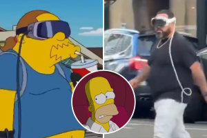 ¿‘Los Simpson’ predijeron los Apple Vision Pro? Un capítulo de la caricatura mostró cómo sería su uso masivo