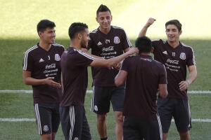 Selección mexicana entrenamiento