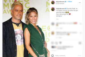 Shakira y Alejandro Sanz