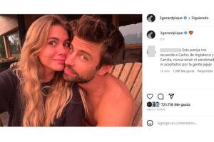 Piqué y Clara Chía aparecen en su segunda foto oficial. 