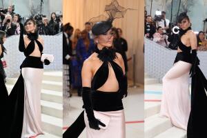 JLo consideró a Karl Lagerfeld, el homenajeado de la noche, como un "genio".