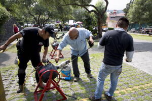 Así se grabó la explosión en "Despertar contigo"