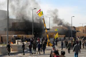 Protests at the U.S. Embassy in Baghdad