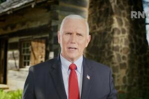 El vicepresidente Mike Pence se dirige a la Convención Republicana el 25 de agosto del 2020