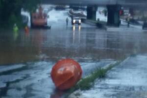 Tapones y caos en zona metro debido a lluvias