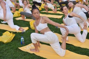 Yoga en Central Park