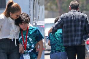 Emme y Jennifer López: la cantante y Ben Affleck la apapachan luego de que fue presentada como "elle"