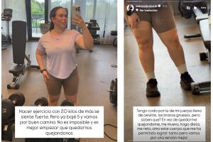 Antonia Botero reacciona a críticas sobre su peso
