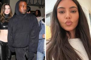 Kim Kardashian, Kanye West y Julia Fox