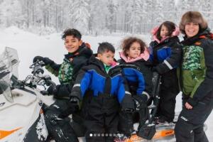 Georgina Rodríguez y sus hijos e hijastros