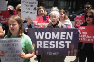 Protesta contra separación de familias