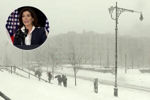 Declaran estado de emergencia por tormenta invernal en Nueva York y área triestatal.