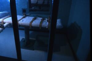 Cámara de ejecuciones de la prisión de Huntsville, en Texas.