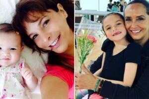 Lorena y Mayra Rojas junto a Lucianna