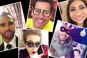 Actores de novela en Snapchat