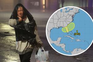 Andrea y Barry fueron las primeras tormentas de la temporada; Chantal sería la tercera si se desarrolla el sistema.