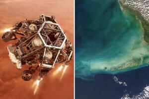 Científicos descubren grandes lagos de hielo bajo la superficie de Marte