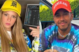 Shakira aparece de nuevo en F1 para ver a Lewis Hamilton y se reaviva supuesto romance