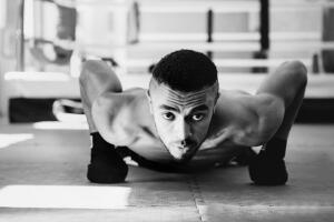 Hombre haciendo ejercicio