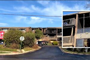 100 desplazados y seis heridos en incendio de West Chicago: autoridades declaran inhabitable el complejo residencial