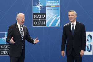 Biden en la reunión de la OTAN
