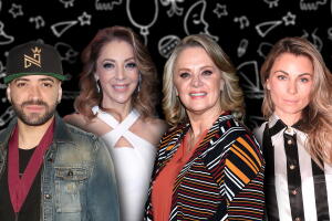 Nacho, Ludwika Paleta, Erika Buenfil, Edith González 
