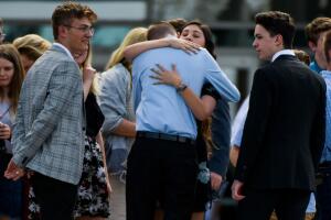 Memorial Service Held For Kendrick Castillo Who Died After Tackling One Of The Gunmen During The STEM School Highlands Ranch Shooting