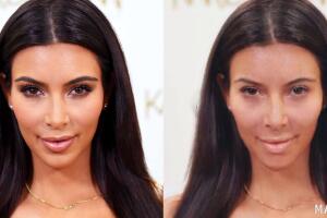 Kim Kardashian con la app MakeApp