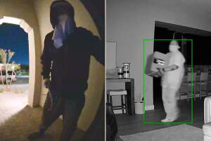 Cámaras captan momento en que ladrones ingresan a robar una casa en Chandler